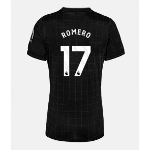 Tottenham Hotspur Cristian Romero #17 Udebanetrøje Dame 2025-26 Kortærmet